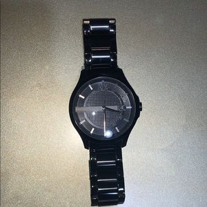 Armani Exchange Men's Stainless Steel Watch, Black